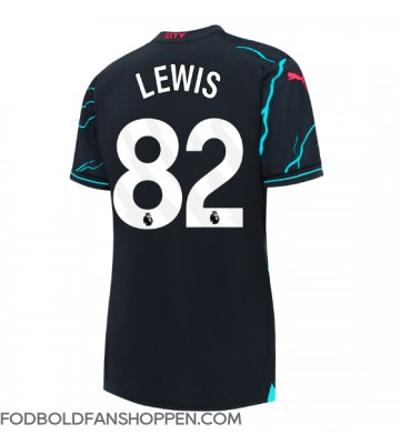 Manchester City Rico Lewis #82 Tredjetrøje Dame 2023-24 Kortærmet